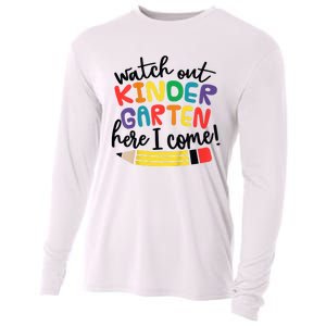 Watch Out Kindergarten Here I Come Kinder Back To School Cooling Performance Long Sleeve Crew