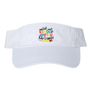 Watch Out Kindergarten Here I Come Kinder Back To School Valucap Bio-Washed Visor