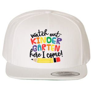 Watch Out Kindergarten Here I Come Kinder Back To School Wool Snapback Cap