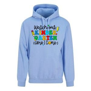 Watch Out Kindergarten Here I Come Back To School Unisex Surf Hoodie