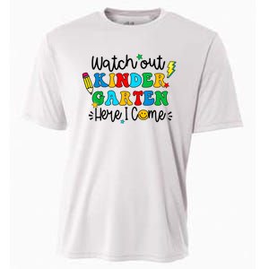 Watch Out Kindergarten Here I Come Back To School Cooling Performance Crew T-Shirt