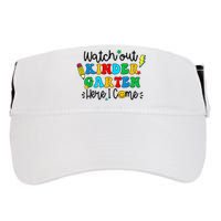 Watch Out Kindergarten Here I Come Back To School Adult Drive Performance Visor