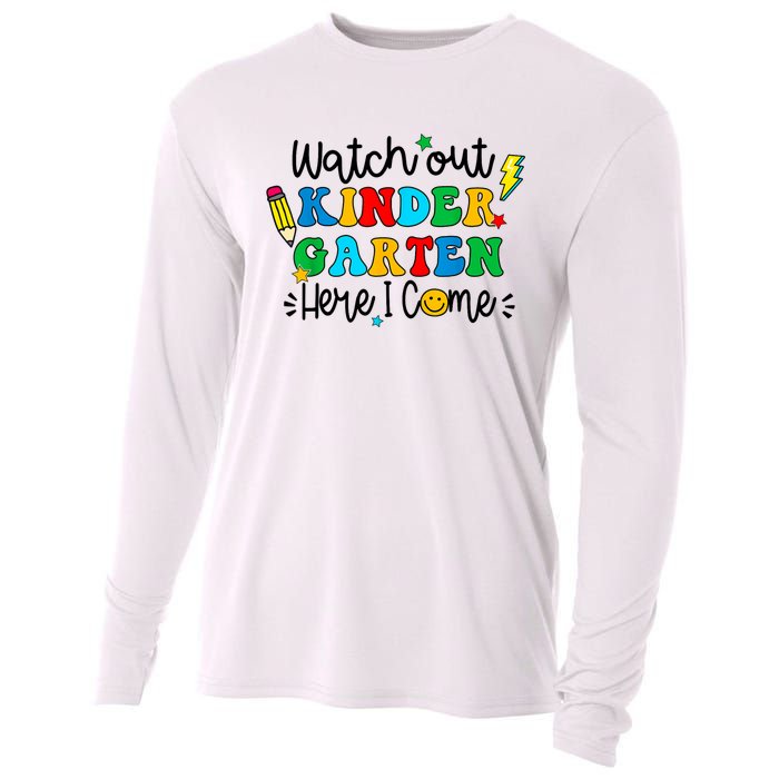 Watch Out Kindergarten Here I Come Back To School Cooling Performance Long Sleeve Crew