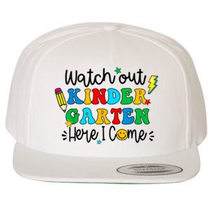 Watch Out Kindergarten Here I Come Back To School Wool Snapback Cap