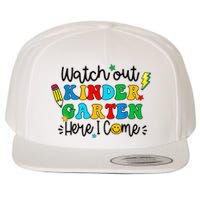 Watch Out Kindergarten Here I Come Back To School Wool Snapback Cap