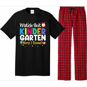 Watch Out Kindergarten Here I Come Kindergarten Gift Pajama Set