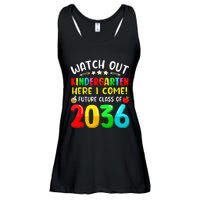 Watch Out Kindergarten Here I Come Future Class Of 2036 Kids Ladies Essential Flowy Tank