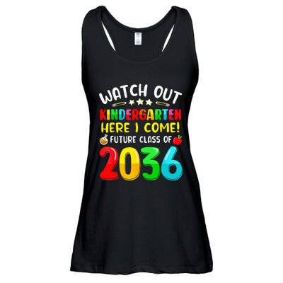 Watch Out Kindergarten Here I Come Future Class Of 2036 Kids Ladies Essential Flowy Tank