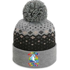 Watch Out Kindergarten Here I Come First Day Dolphin Gift The Baniff Cuffed Pom Beanie