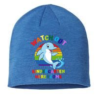 Watch Out Kindergarten Here I Come First Day Dolphin Gift Sustainable Beanie