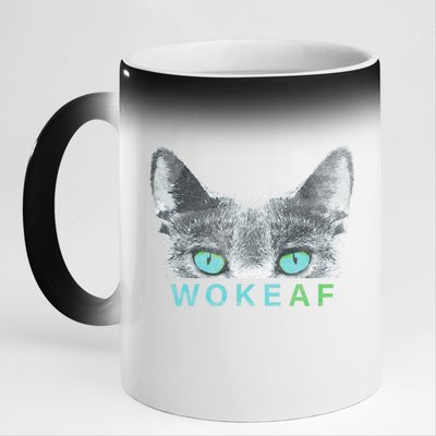 Woke AF 11oz Black Color Changing Mug