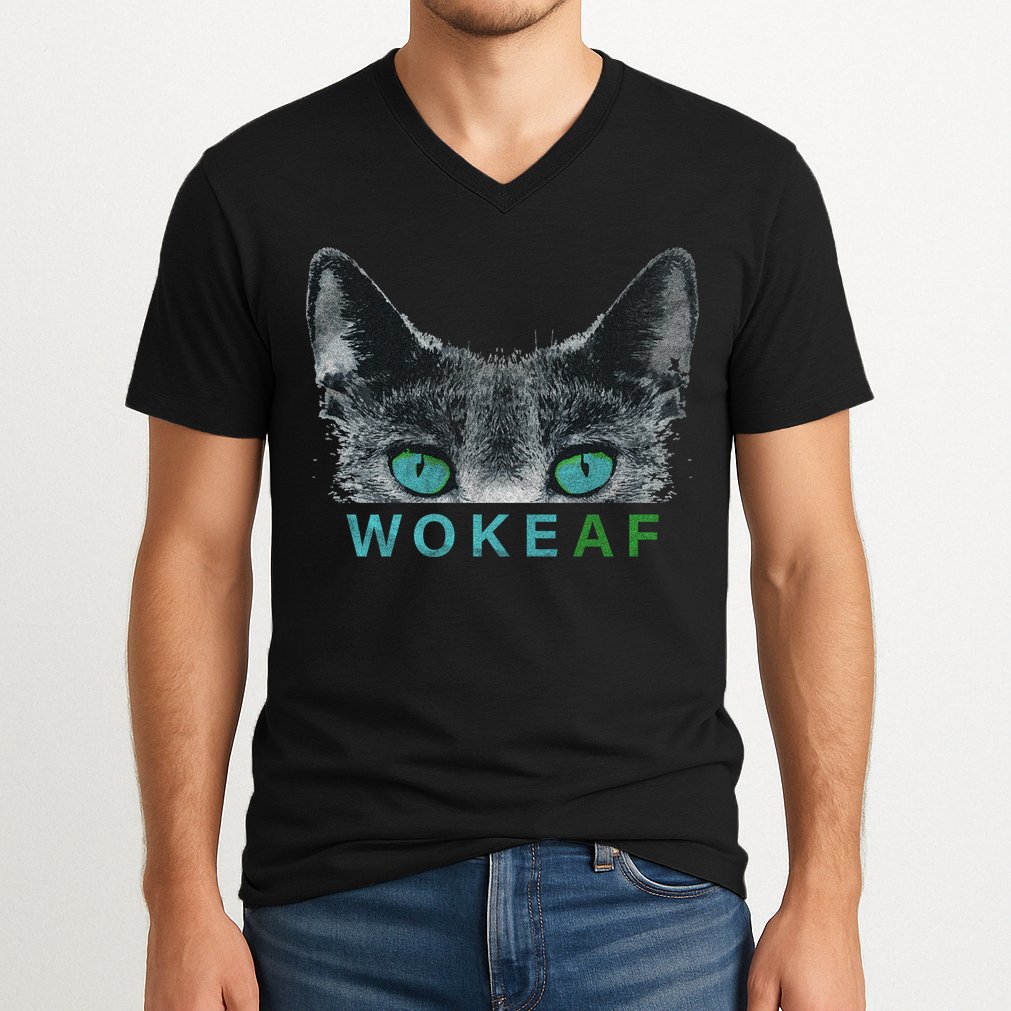 Woke AF V-Neck T-Shirt