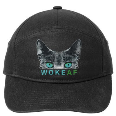 Woke AF 7-Panel Snapback Hat