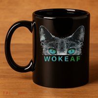Woke AF 11oz C Handle Ceramic Mug
