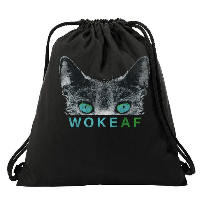 Woke AF Drawstring Bag