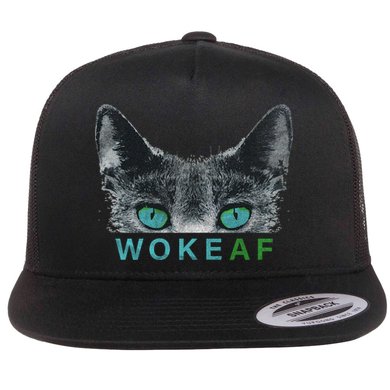 Woke AF Flat Bill Trucker Hat