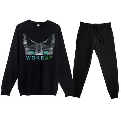 Woke AF Premium Crewneck Sweatsuit Set