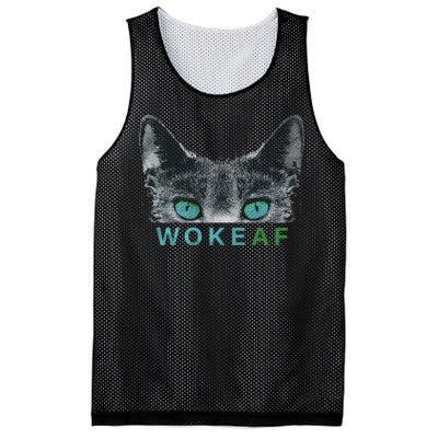 Woke AF Mesh Reversible Basketball Jersey Tank