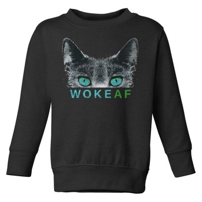 Woke AF Toddler Sweatshirt