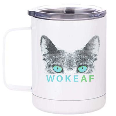 Woke AF 12 oz Stainless Steel Tumbler Cup