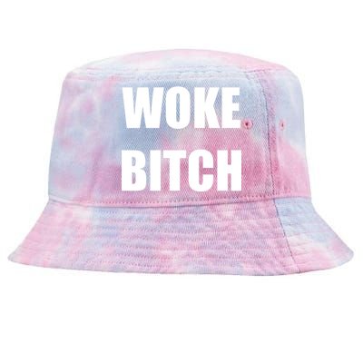 Woke Bitch Tie-Dyed Bucket Hat