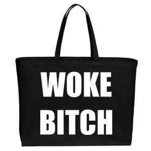 Woke Bitch Cotton Canvas Jumbo Tote