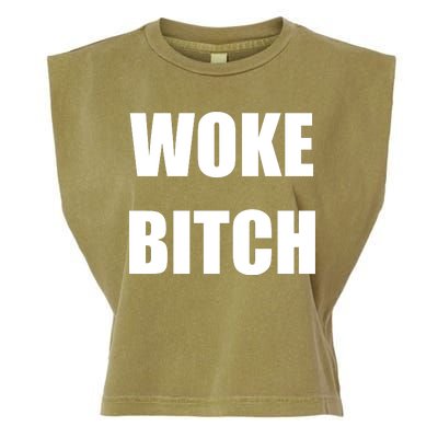 Woke Bitch Garment-Dyed Women's Muscle Tee