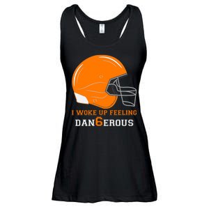 Woke Up Feeling Dan6erous (Dangerous) Ladies Essential Flowy Tank