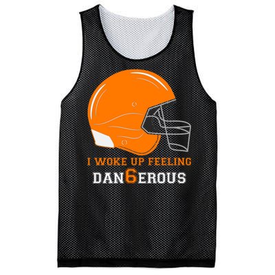 Woke Up Feeling Dan6erous (Dangerous) Mesh Reversible Basketball Jersey Tank