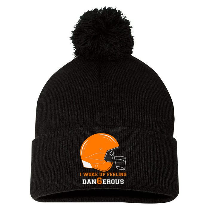 Woke Up Feeling Dan6erous (Dangerous) Pom Pom 12in Knit Beanie