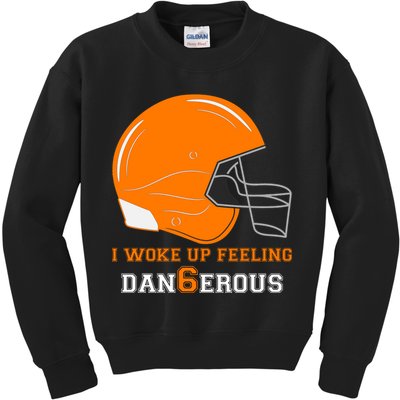 Woke Up Feeling Dan6erous (Dangerous) Kids Sweatshirt