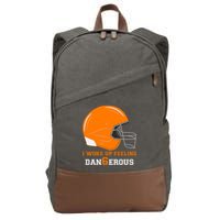 Woke Up Feeling Dan6erous (Dangerous) Cotton Canvas Backpack