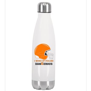 Woke Up Feeling Dan6erous (Dangerous) Stainless Steel Insulated Water Bottle