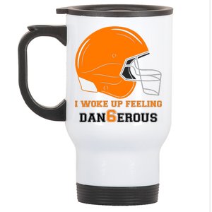 Woke Up Feeling Dan6erous (Dangerous) Stainless Steel Travel Mug