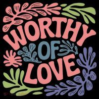 Worthy Of Love Inspirational Floral Pattern 16 in Basic Backpack