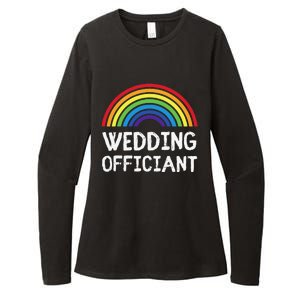 Wedding Officiant Lgbt Lesbian Gay Wedding Marriage Ceremony Womens CVC Long Sleeve Shirt