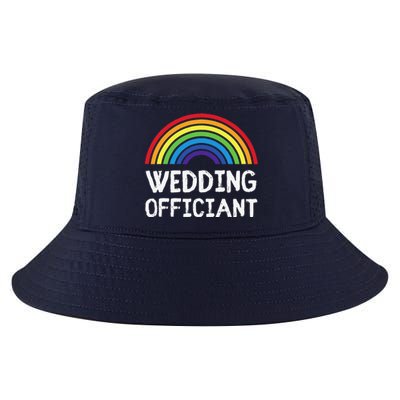 Wedding Officiant Lgbt Lesbian Gay Wedding Marriage Ceremony Cool Comfort Performance Bucket Hat