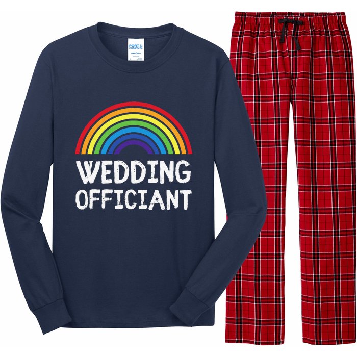 Wedding Officiant Lgbt Lesbian Gay Wedding Marriage Ceremony Long Sleeve Pajama Set