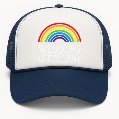 Wedding Officiant Lgbt Lesbian Gay Wedding Marriage Ceremony Trucker Hat