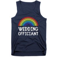 Wedding Officiant Lgbt Lesbian Gay Wedding Marriage Ceremony Tank Top