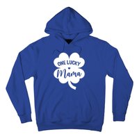 Wo One Lucky Mama Shamrock Four Leaf Clover St Patricks Day Mom Gift Hoodie