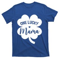 Wo One Lucky Mama Shamrock Four Leaf Clover St Patricks Day Mom Gift T-Shirt