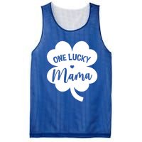 Wo One Lucky Mama Shamrock Four Leaf Clover St Patricks Day Mom Gift Mesh Reversible Basketball Jersey Tank