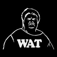 Wat! Old Lady Meme Wat What Funny Meme Drawstring Bag