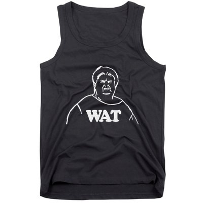 Wat! Old Lady Meme Wat What Funny Meme Tank Top