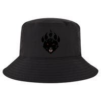 Wolf Claw Imprint Face Cool Comfort Performance Bucket Hat