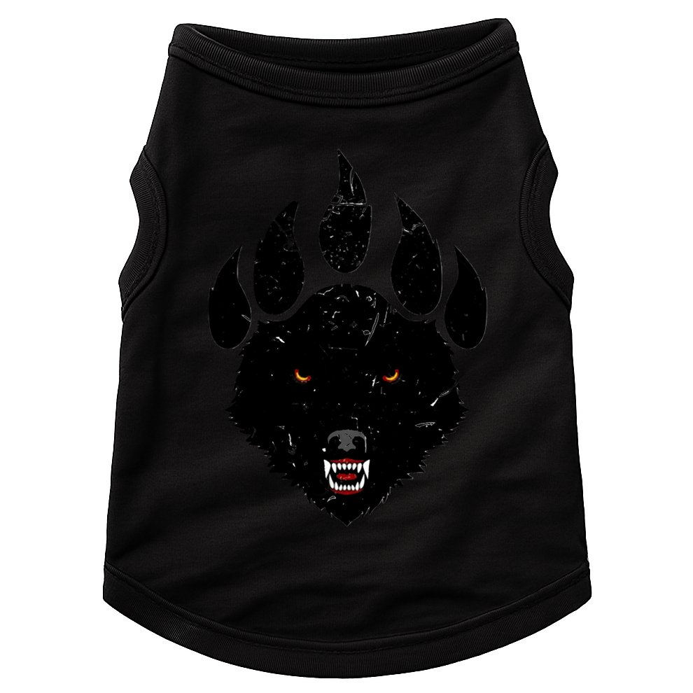 Wolf Claw Imprint Face Doggie Tank