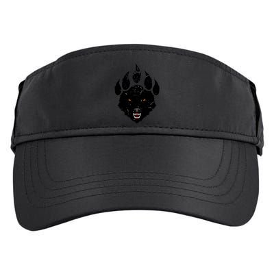 Wolf Claw Imprint Face Adult Drive Performance Visor