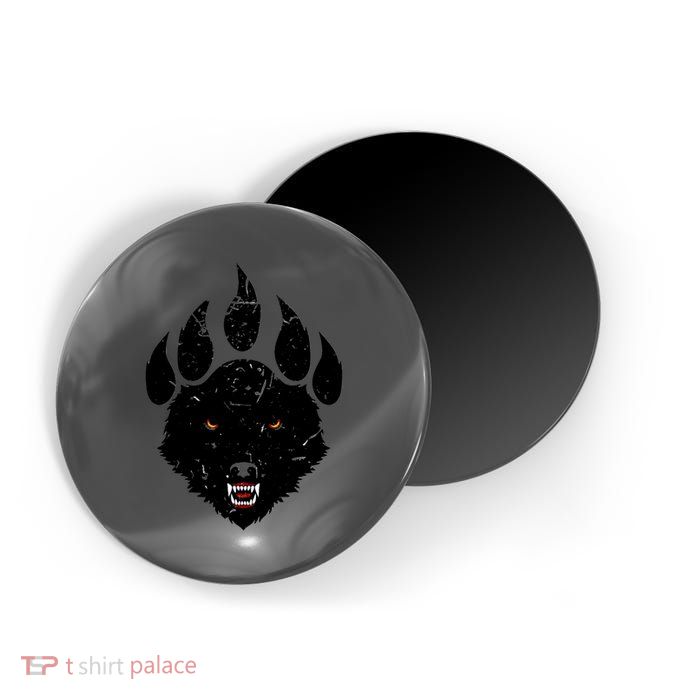 Wolf Claw Imprint Face Magnet