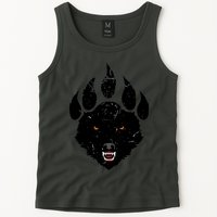 Wolf Claw Imprint Face Tank Top